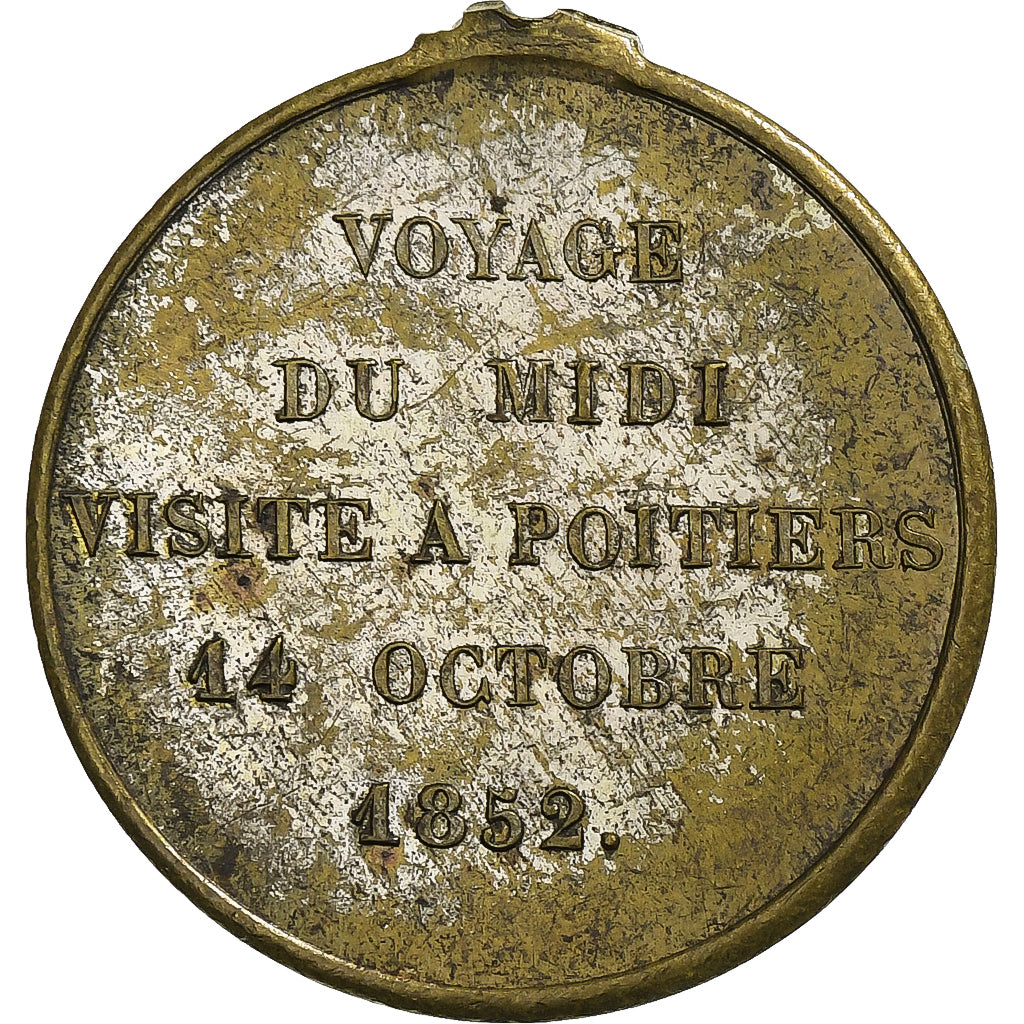 Frankrijk, Medaille, Louis Napoléon Bonaparte, Voyage du Midi, Visite à