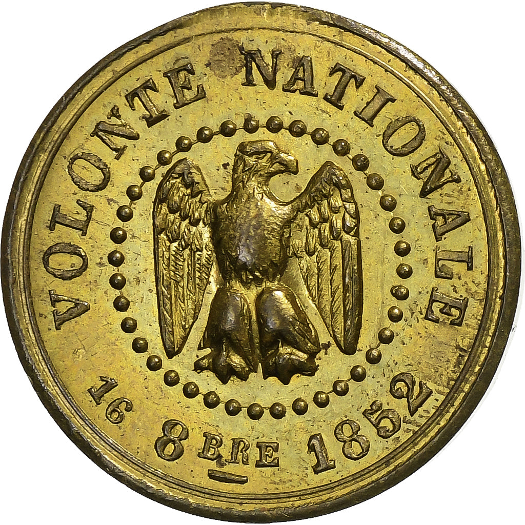 Frankrijk, Medaille, Napoléon III, Election et proclamation de l'Empire, 1852