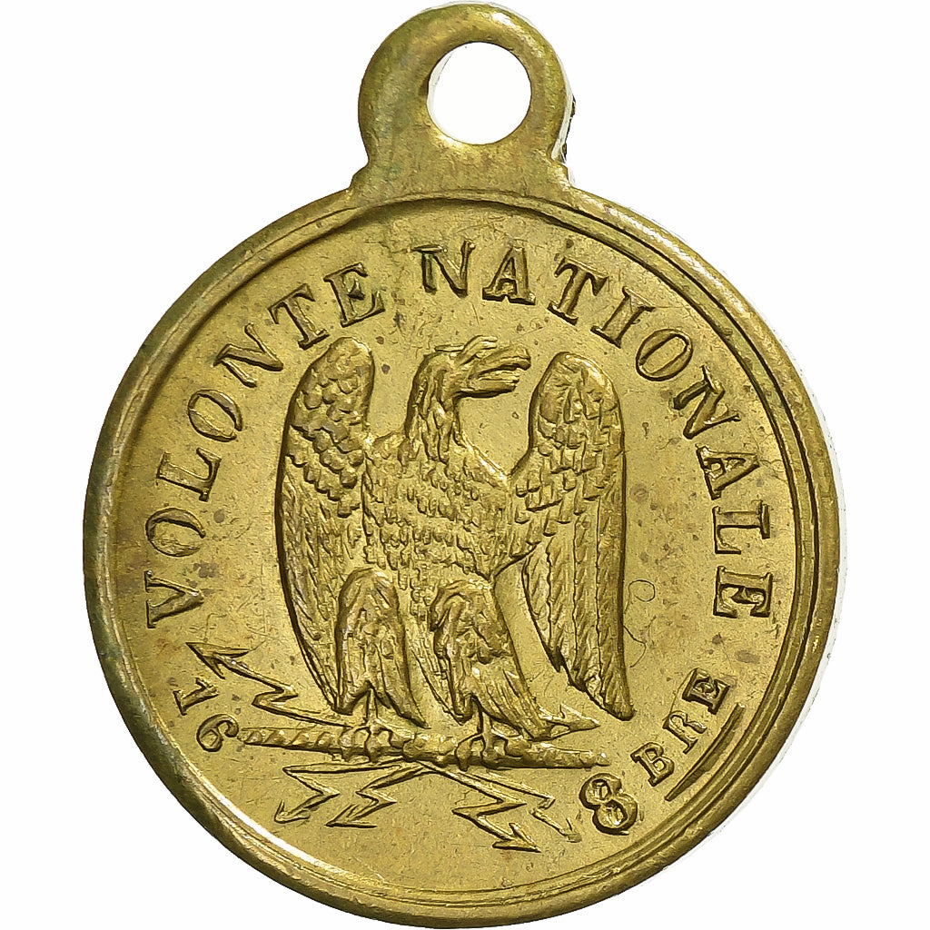 Francia, medaglia, Napoléon III, Election et proclamation de l'Empire, 1852
