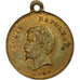 France, Medal, Louis Napoléon, Distribution des Drapeaux, 1852, Brass