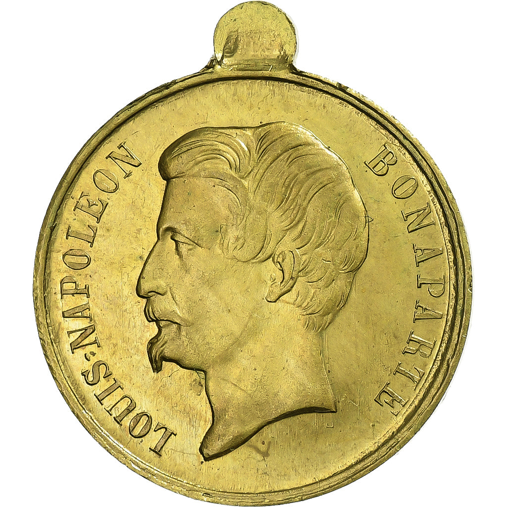 Frankreich, Medaille, Louis-Napoléon Bonaparte, 1852, Messing, VZ