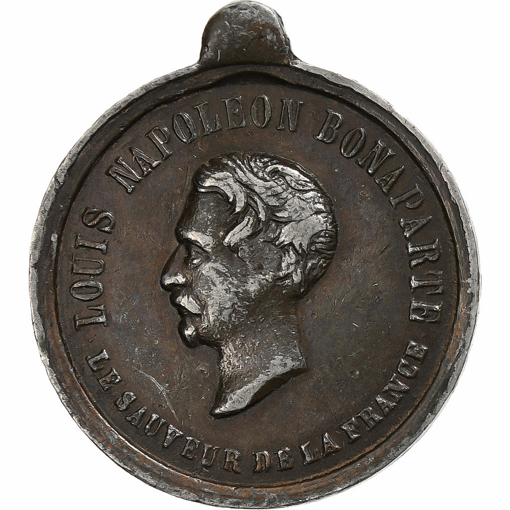 Francia, medalla, Louis Napoléon Bonaparte, Distribution des Aigles à