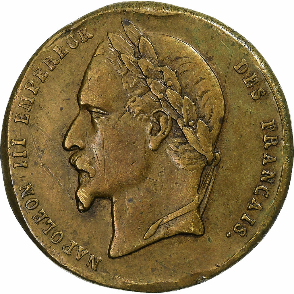 Frankreich, Medaille, Proclamation de Louis-Napoléon Bonaparte, 1852, Messing