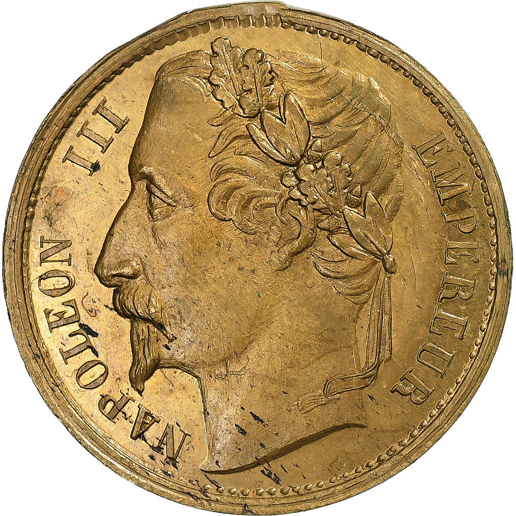 Frankreich, Medaille, Proclamation de Louis-Napoléon Bonaparte, 1852, Messing