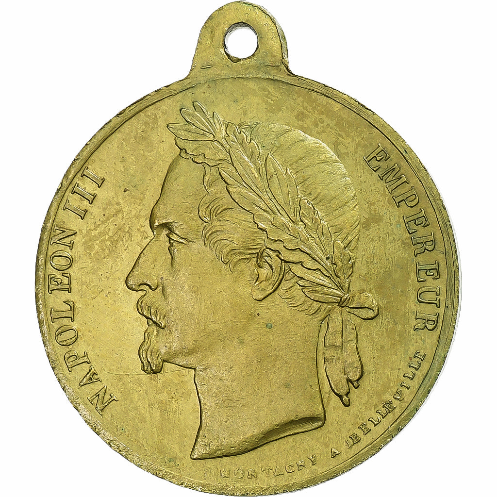 Francia, medaglia, Napoléon III, Elu Empereur, 1852, Ottone, Montagny, SPL-