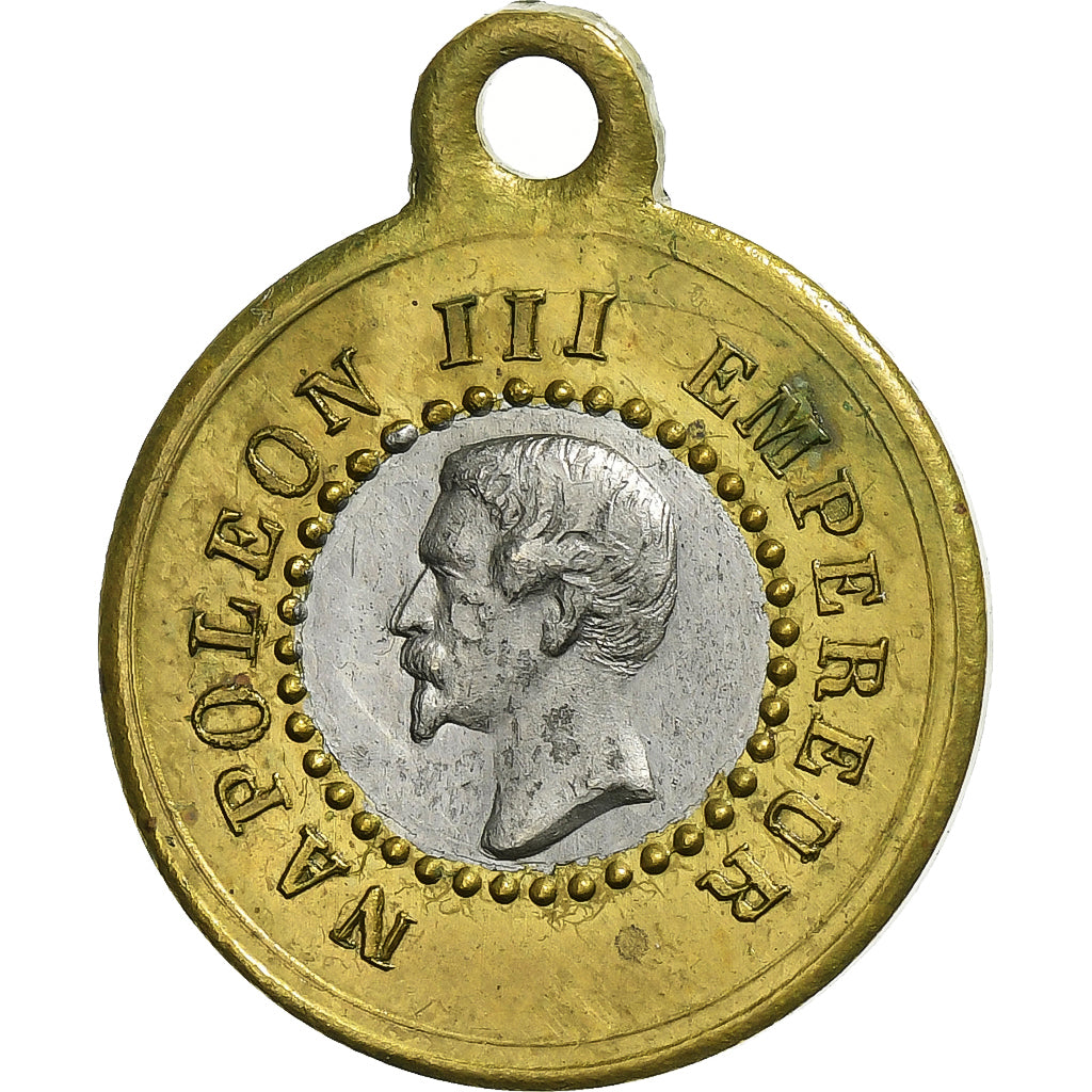 Francia, medalla, Proclamation de Louis-Napoléon Bonaparte, 1852, Bimetálico