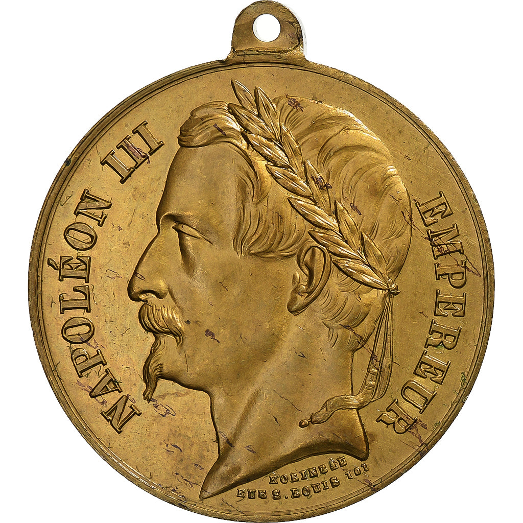 Francia, medalla, Rétablissement de l'Empire par le Suffrage Universel, 1852