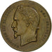 France, Medal, Napoléon III, Elu Empereur, 1852, Brass, EF(40-45)