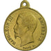 Frankreich, Medaille, Napoléon III, Elu Empereur, 1852, Messing, Caqué, VZ
