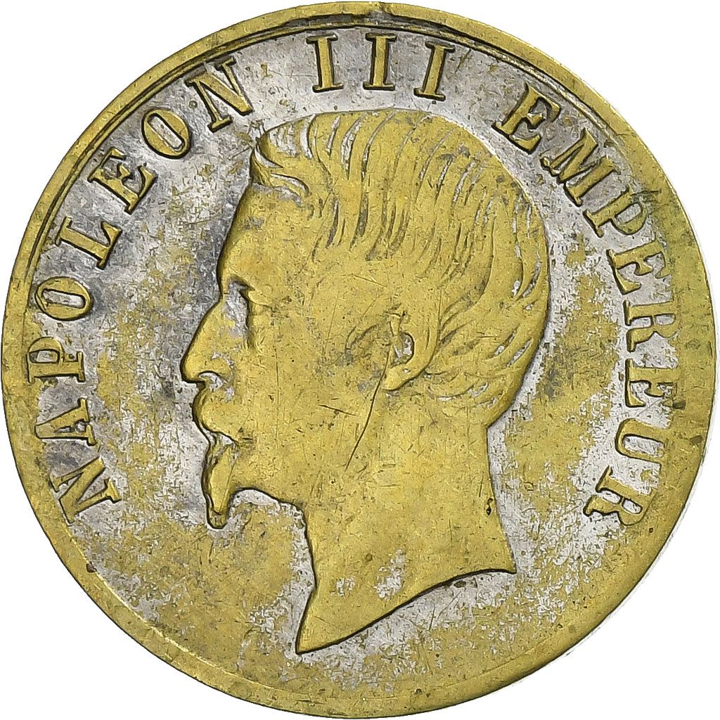 Frankrijk, Medaille, Napoléon III, Elu Empereur, 1852, Silvered Brass, ZF