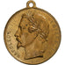 Frankreich, Medaille, Impératrice Eugénie, Mariage Impérial, 1853, Messing