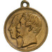 France, Medal, Napoléon III, Mariage Impérial, 1853, Brass, Robineau
