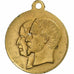 Frankreich, Medaille, Napoléon III, Mariage Impérial, 1853, Messing, SS+