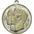 Francia, medalla, Napoléon III, Mariage Impérial, 1853, Silvered Brass