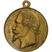 France, Medal, Napoléon III, Mariage Impérial, 1853, Brass, Trotin, AU(50-53)