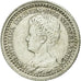 Coin, Netherlands, Wilhelmina I, 10 Cents, 1918, AU(55-58), Silver, KM:145