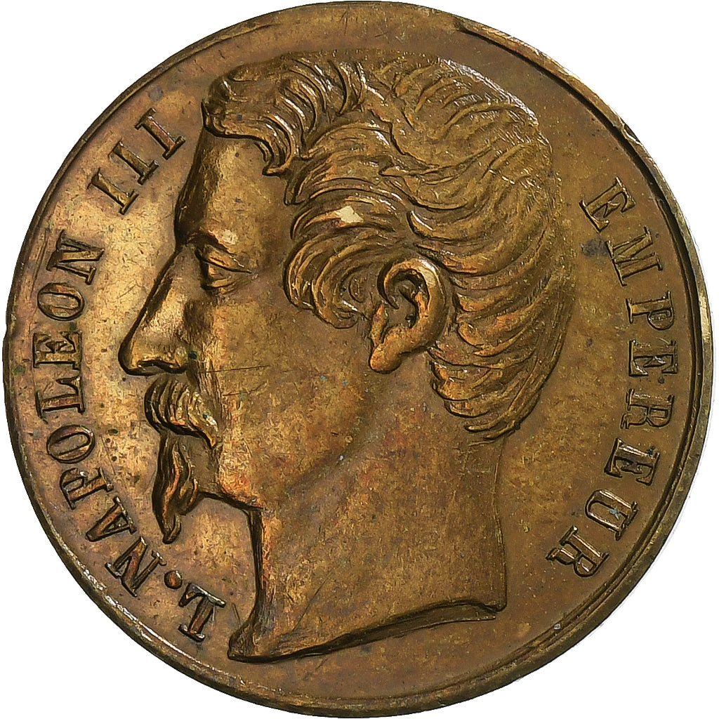 France, Token, Napoléon III, Palais de l'Exposition, Arts & Culture, 1855