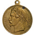 France, Token, Napoléon III, Palais de l'Exposition, 1855, Brass, Garnier