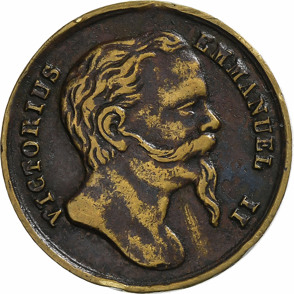 France, Token, Alliance Franco-sarde pour l'Indépendance Italienne, Brass