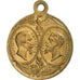 France, Jeton, Napoléon III, Victoire de Cavriana, 1859, Laiton, TTB+