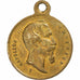 Francja, medal, Napoléon III, Bataille de Solférino, 1859, Mosiądz, EF(40-45)
