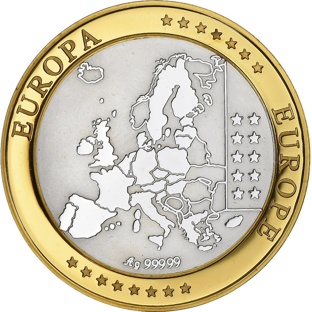 Monaco, Medal, L'Europe, Monaco, Silver, MS(65-70)