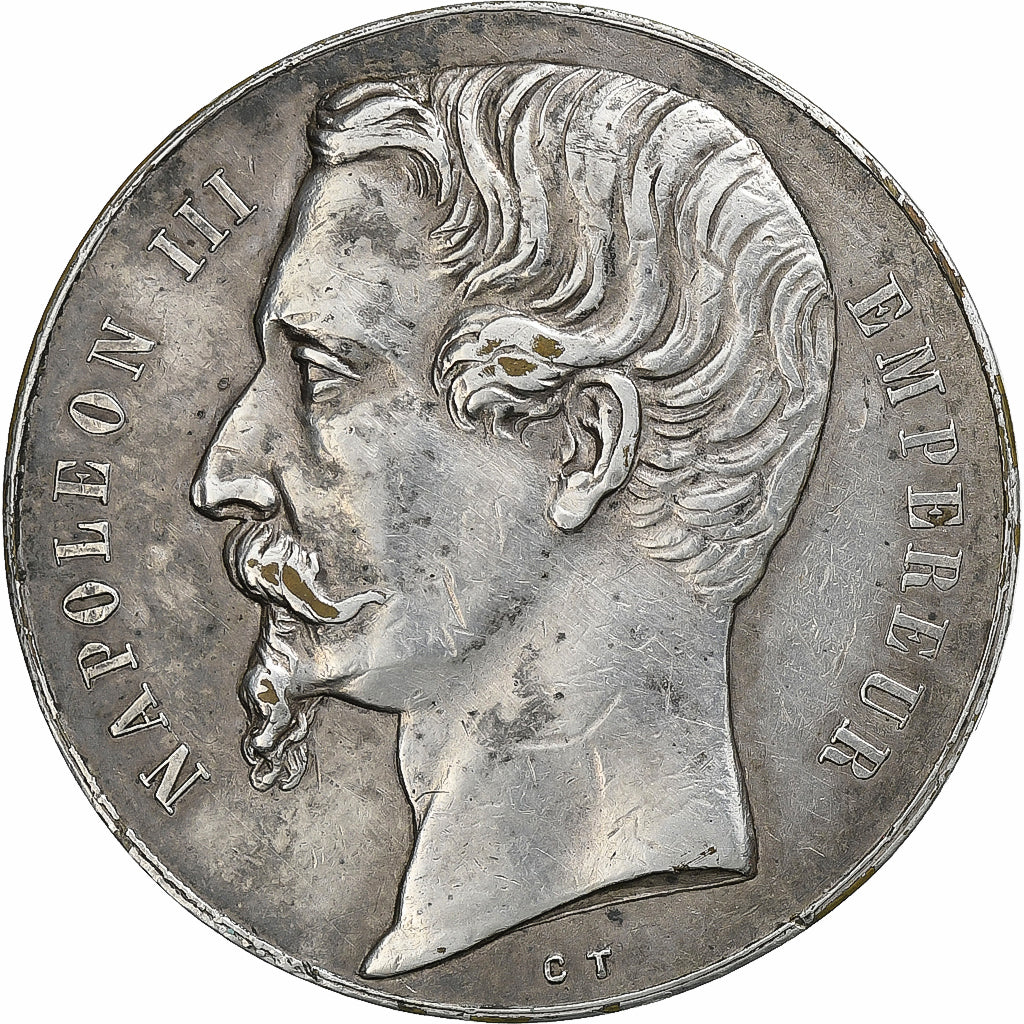 Francia, medalla, Napoléon III, Campagne d'Italie, Rentrée de l'Armée à