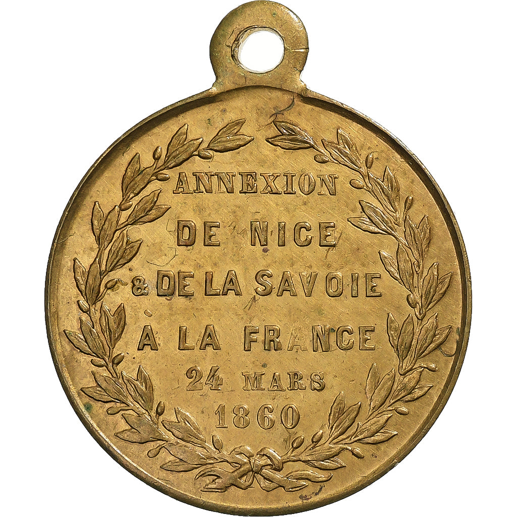 Frankreich, betaalpenning, Napoléon III, Annexion de la Savoie et Nice, 1860