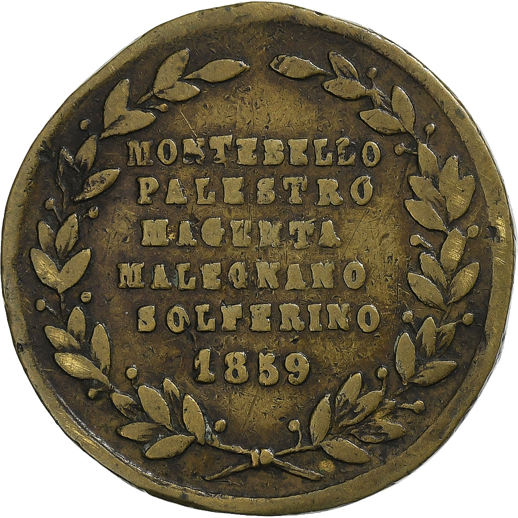 France, Médaille, Alliance Franco-sarde pour l'Indépendance Italienne, 1859