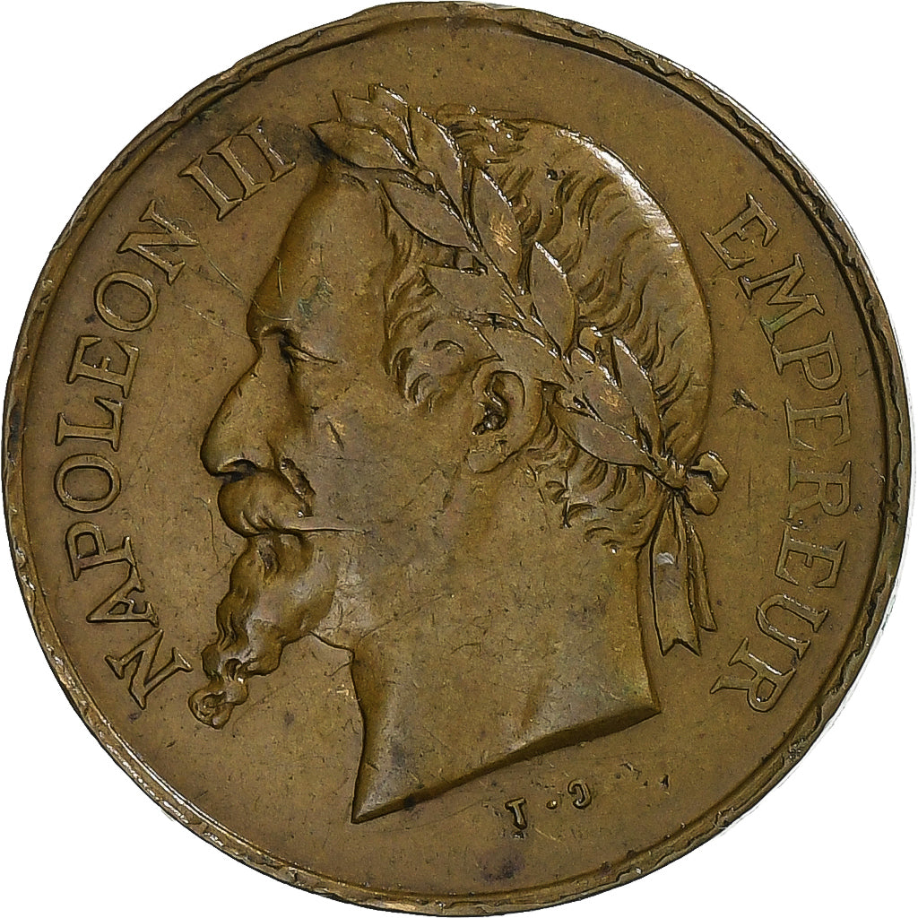 France, Medal, Napoléon III, Exposition universelle de Paris, 1867, Copper