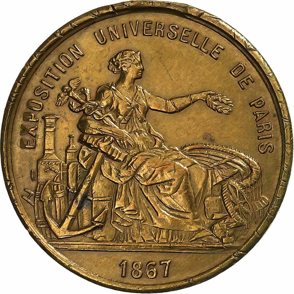 Francia, medaglia, Napoléon III, Exposition universelle de Paris, 1867, Ottone