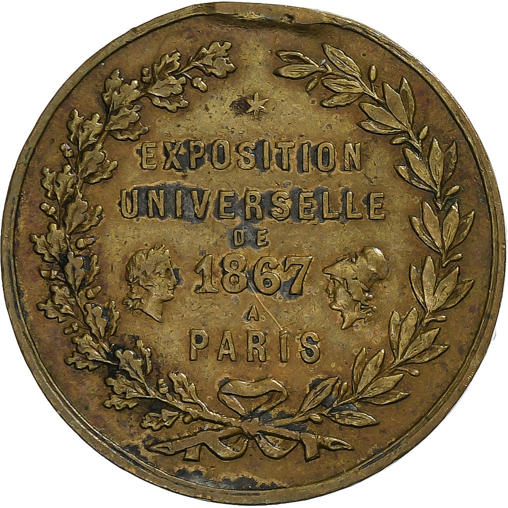 Frankreich, Medaille, Napoléon III, Exposition universelle de Paris, 1867