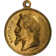 France, Médaille, Napoléon III, Exposition universelle de Paris, 1867, Laiton