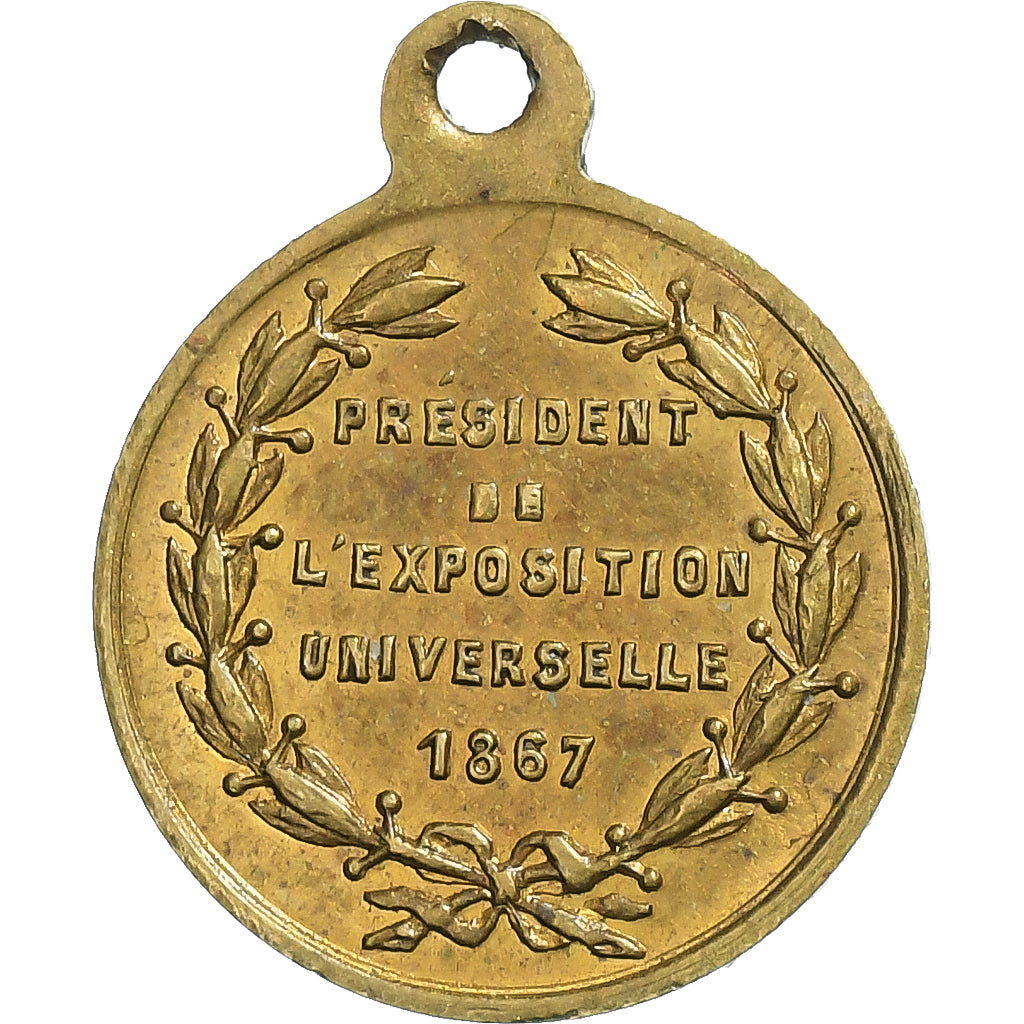 France, Medal, Napoléon, Prince Impérial, Exposition Universelle de Paris