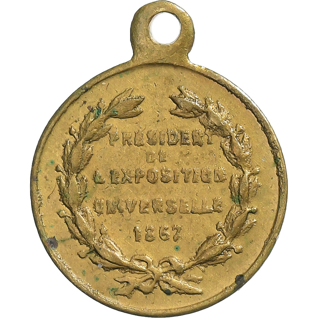 France, Medal, Napoléon, Prince Impérial, Exposition Universelle de Paris