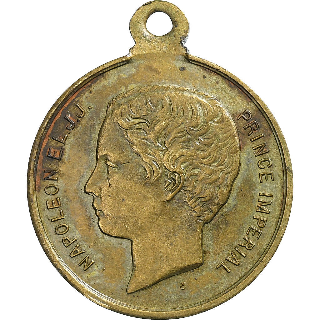 Francia, medaglia, Napoléon, Prince Impérial, Exposition Universelle de Paris