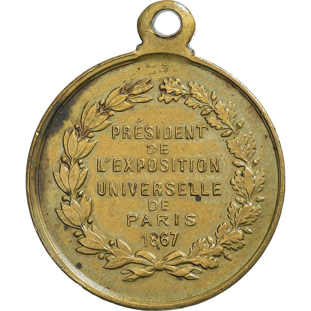Francia, medaglia, Napoléon, Prince Impérial, Exposition Universelle de Paris