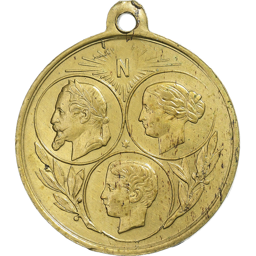 Francia, medaglia, Napoléon, Prince Impérial, Exposition Universelle de Paris
