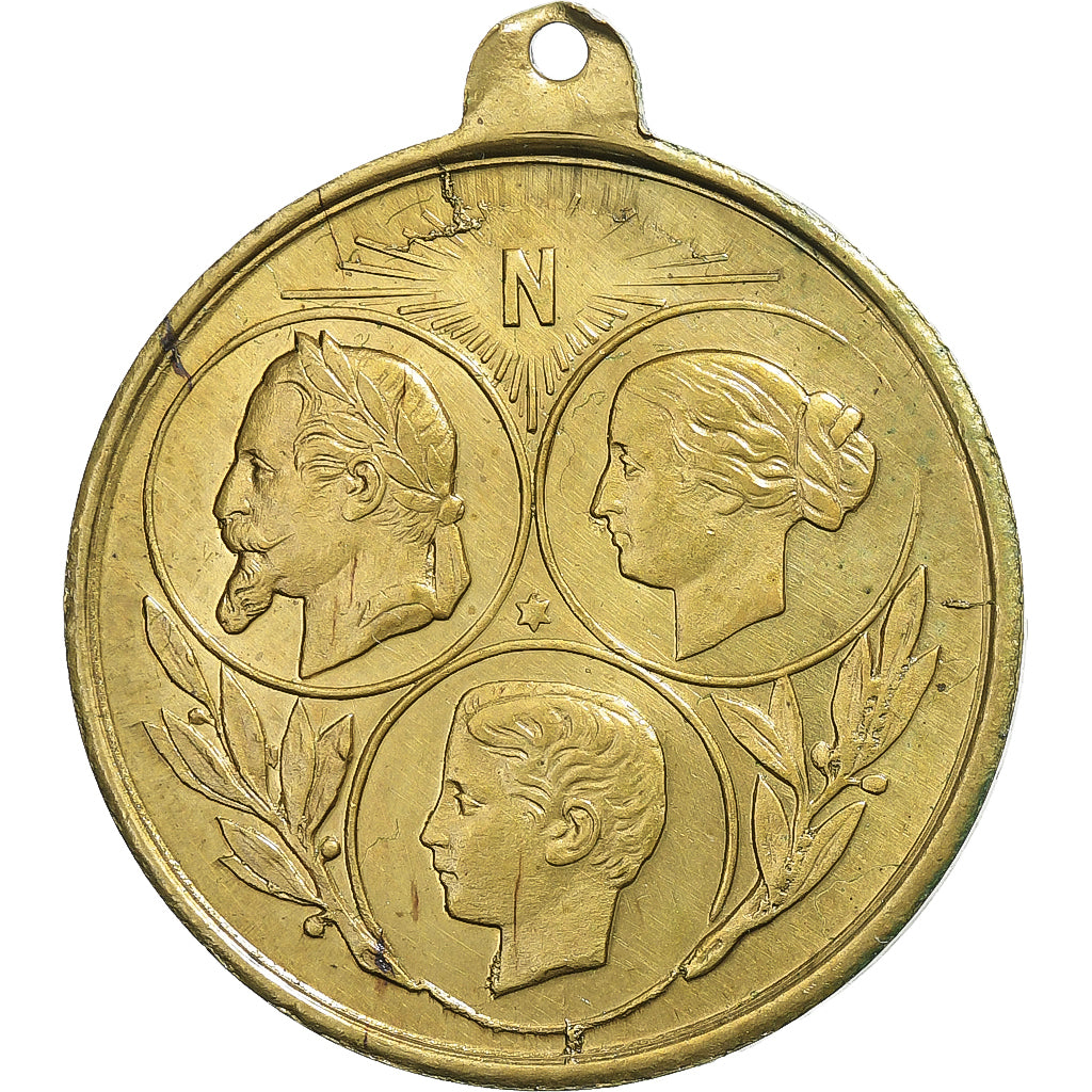 Francia, medaglia, Napoléon, Prince Impérial, Exposition Universelle de Paris