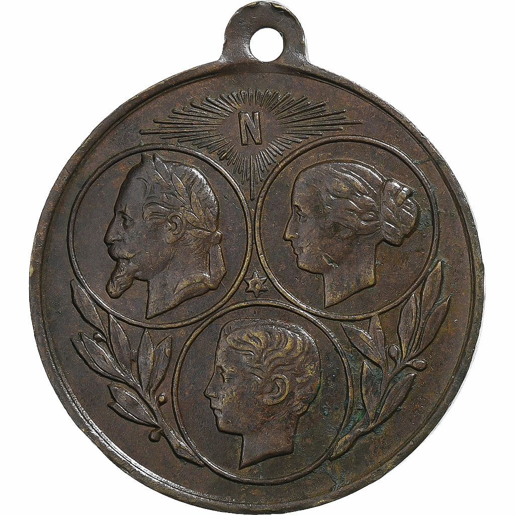 Frankreich, Medaille, Napoléon, Prince Impérial, Exposition Universelle de