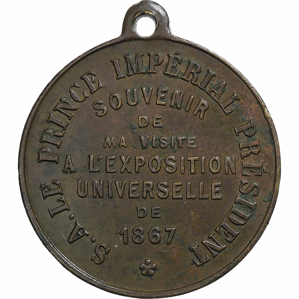 Frankreich, Medaille, Napoléon, Prince Impérial, Exposition Universelle de