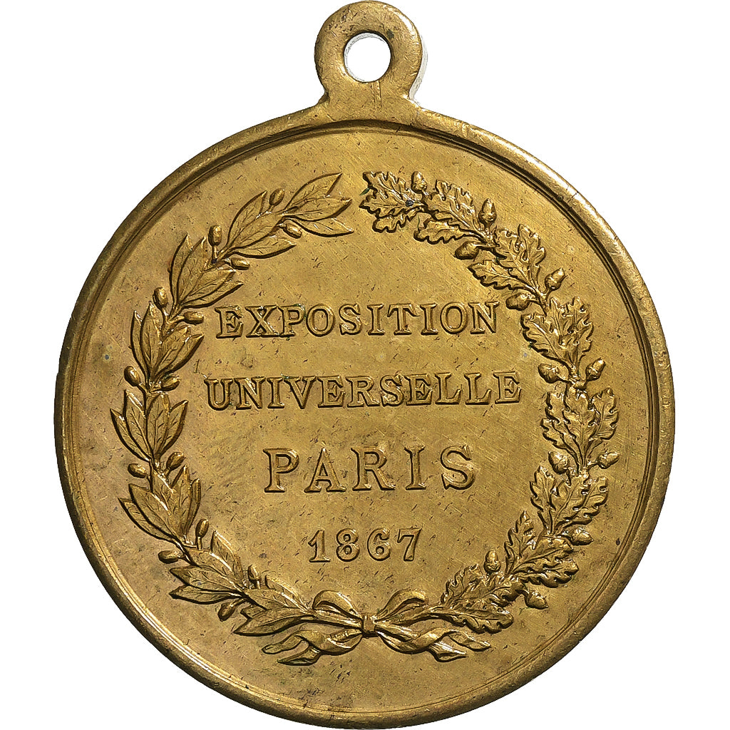 France, Medal, Napoléon, Prince Impérial, Exposition Universelle de Paris