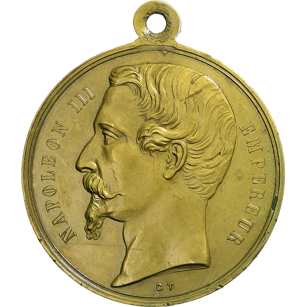 Francia, medaglia, Napoléon III, Campagne d'Italie, Rentrée de l'Armée à