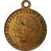 Frankrijk, Medaille, Napoléon III, Bourse de Lille, 1853, Tin, ZF+