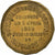 France, Medal, Napoléon III, Inauguration du Boulevard Sebastopol, 1858, Brass