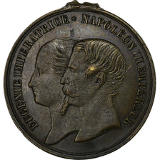 France, Médaille, Napoléon III, Statue Equestre de Napoléon Ier, Cherbourg