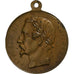 France, Medal, Napoléon III, Concours Musical à Lille, 1862, Copper, Debuire