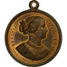 France, Medal, Impératrice Eugénie, Concours Musical à Lille, 1862, Brass