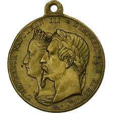 France, Médaille, Napoleon III and Eugenie, Voyage dans la Nièvre, 1862