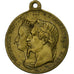 France, Médaille, Napoleon III and Eugenie, Voyage dans la Nièvre, 1862